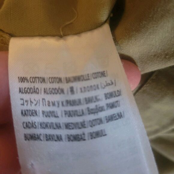 FARM RIO Olive Green Cotton Utility Camp Harem Drawstring Pants Jumpsuit XL - Picture 14 of 14